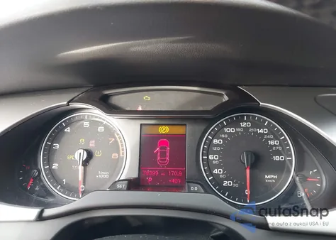 2012 Audi A4 2.0T Premium z USA, uszkodzony, nr VIN WAUBFAFL5CN018254